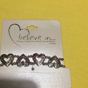 🔥Brandnew 
braceletengravedwithheartsandlove